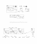 Controls Fuel Supply Governor Spring Diagram and Parts List for 129802-1910-B1  Briggs and Stratton Engine